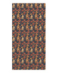 Floral Pawsome Dachsund Delight Mink-Cotton Towel