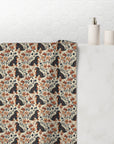 Blossoming Dachshunds Delight Mink-Cotton Towel