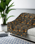 Ruffle Rottie Glamourific Sherpa Fleece Blanket