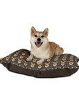 Floofy Corgi Blossom Blast Pet Bed