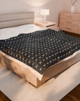 Frenchie Celestial Soar Velveteen Plush Blanket
