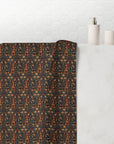 Dapper Dachshund Embroidery Elegance Mink-Cotton Towel