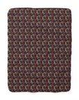 Chic Canine Checkmate - Frenchie Edition Sherpa Fleece Blanket