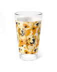 Golden Glitz 'n Glamour Woofwear Mixing Glass, 16oz