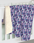 Funky Geometric Boxerista Sherpa Fleece Blanket