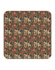 Blooming Pug Paradise Coasters
