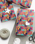 Rustic Charm Labrador Chic Gift Wrap Papers