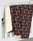 Chic Canine Checkmate - Frenchie Edition Sherpa Fleece Blanket