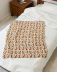 Cozy Dog Lover Blanket - Velveteen Plush Throw for Warmth & Comfort