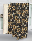 Manor Pup Boxer Royale Sherpa Fleece Blanket