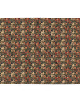 Blooming Pug Paradise Arctic Fleece Blanket