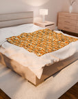 Golden Glitz 'n Glamour Woofwear Velveteen Plush Blanket