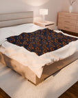 Royal Rottweiler Regalia Velveteen Plush Blanket