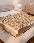 Cozy Dog Lover Blanket - Velveteen Plush Throw for Warmth & Comfort