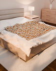 Cozy Dog Lover Blanket - Velveteen Plush Throw for Warmth & Comfort
