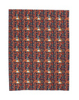 Boxer Blossom Tapestry Delight Velveteen Plush Blanket