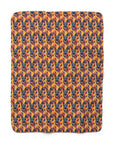 Impressionistic German Shepherds Sherpa Fleece Blanket