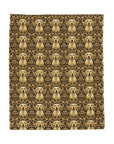 Royal Pawsitivity Labs Velveteen Plush Blanket