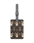 Nighttime Corgi Glow Stride Luggage Tag