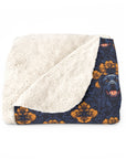 Royal Rottweiler Regalia Sherpa Fleece Blanket