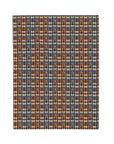Pawsome Rottweiler Royalty Plaid Velveteen Plush Blanket
