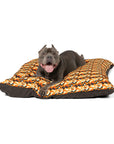 Golden Woof Abstract Glamour Pet Bed
