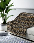 Manor Pup Boxer Royale Sherpa Fleece Blanket