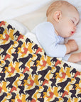 220gsm Flannel Throw Blanket for Couch-40"×50"