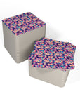 Dazzling Bulldog Chic Coasters