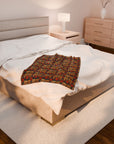 Yorkie Charm Twins Velveteen Plush Blanket