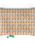 Golden Glamour Paws - Luxe Licks for Regal Retrievers Pet Bed
