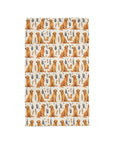 Golden Glamour Paws - Luxe Licks for Regal Retrievers Polyester Lunch Bag