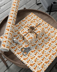 Golden Glamour Paws - Luxe Licks for Regal Retrievers Gift Wrap Papers
