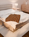 Chic Frenchie Charm Velveteen Plush Blanket
