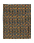 Ruffle Rottie Glamourific Velveteen Plush Blanket