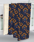 Royal Rottweiler Regalia Sherpa Fleece Blanket