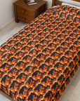 Rottweiler Chic Pawsitivity Velveteen Plush Blanket