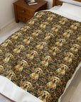 Royal Pawsitivity Labs Velveteen Plush Blanket
