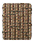 Blossoming Labradors Bouquet Sherpa Fleece Blanket