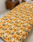 Golden Glitz 'n Glamour Woofwear Velveteen Plush Blanket