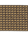 Golden Paws Floral Frenchie Arctic Fleece Blanket