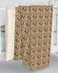 Bowtie Boxer Bliss Sherpa Fleece Blanket