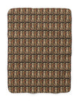 Blossoming Labradors Bouquet Sherpa Fleece Blanket