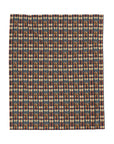 Pawsome Rottweiler Royalty Plaid Velveteen Plush Blanket