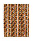 Chic Frenchie Charm Velveteen Plush Blanket