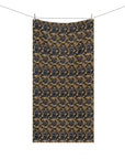 Regal Frenchie Noir Elegance Mink-Cotton Towel