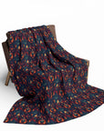 Rustic Rottie Charm Arctic Fleece Blanket
