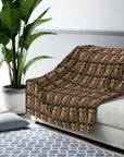 Blossoming Labradors Bouquet Sherpa Fleece Blanket