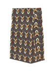 Floofy Corgi Blossom Blast Polyester Lunch Bag
