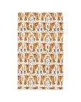 Golden Glamour Paws - Luxe Licks for Regal Retrievers Polyester Lunch Bag